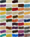 Watermelon Red Organza Chair Sashes Table Runners