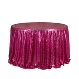Hot Pink Sequin Glitter Tablecloth Backdrop