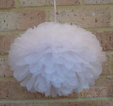 30pcs Tissue Paper Pom Poms - Gold White Black