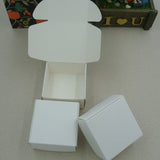 300 Personalized Business Logo White Packaging Boxes