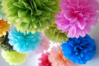 Paper Pom Poms