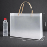 100 Personalised Frosted PVC Wedding Favor Bags