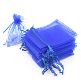Organza Favor Gift Bags - Royal Blue