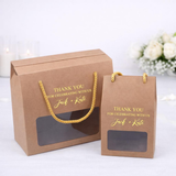 100pcs Personalised Wedding Favor Box Carrying Box
