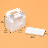 100pcs Personalized Wedding Cake Slice Favor Box for Wedding Party