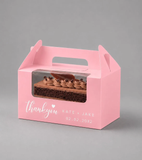 100pcs Personalized Wedding Cake Slice Favor Box for Wedding Party