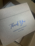 100 Personalized Glitter Sleeve Drawer Boxes Party Wedding Gift Packing