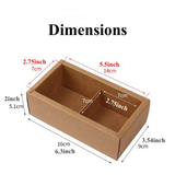 Two Compartment Sleeve Gift Box | Matte PVC or Paper Sleeve | Wedding Favor, Product Display (100pcs)