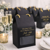 100pcs Personalised Wedding Favor Box Carrying Box