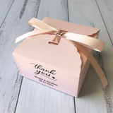 Personalized Favor Boxes Mint or Pink - 9x9x5cm