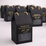 100pcs Personalised Wedding Favor Box Carrying Box