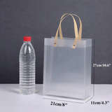 100 Personalised Frosted PVC Wedding Favor Bags