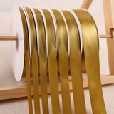 Gold Satin Ribbon Roll Wholesale