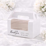 100 Personalized Two Cupcake Favor Boxes for Wedding Party