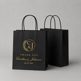 Personalised Wedding Favor Bags | Custom Logo Branding Welcome Gift Packaging (100pcs)