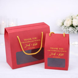 100pcs Personalised Wedding Favor Box Carrying Box