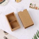 Two Compartment Sleeve Gift Box | Matte PVC or Paper Sleeve | Wedding Favor, Product Display (100pcs)