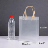 100 Personalised Frosted PVC Wedding Favor Bags