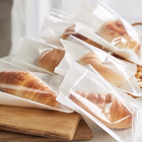 500 Greaseproof clear PVC bakery packaging Favor bags for bakery shop