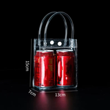 Personalised Wedding Party Clear PVC Favor Bag Gift Carrying Bags