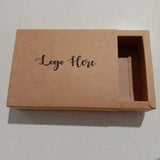 100 Personalized Business Logo Paper Sleeve Drawer Boxes Packaging Box
