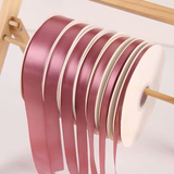 Mauve Satin Ribbon Roll 100yards/91meters