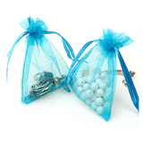 Organza Favor Gift Bags - Turquoise