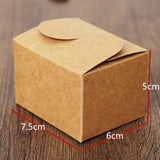 Kraft Favor Boxes Wedding Party Gift Packing