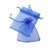 Organza Favor Gift Bags - Royal Blue