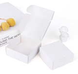 Square White Paper Favor Boxes Packing Box