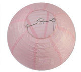 30x 30cm White Pink Mint Paper Lanterns