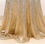 Rose Gold Silver Pink Blue Glitter Sequin Backdrop Curtain