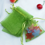 Organza Favor Gift Bags - Olive Green