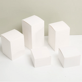 White Square Favor Boxes Event Gift Packing