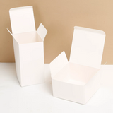 White Square Favor Boxes Event Gift Packing