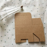 100 Kraft Rectangle Favor Boxes Personalized Wordings