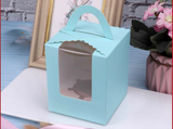 100 Wedding Cupcake Muffin Favor Boxes with Holder