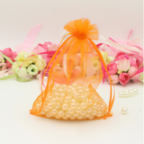 Organza Favor gift Bags - Orange