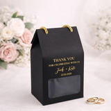 100pcs Personalised Wedding Favor Box Carrying Box