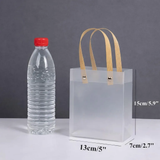 100 Personalised Frosted PVC Wedding Favor Bags