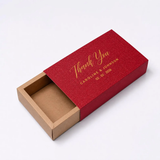 100 Personalized Glitter Sleeve Drawer Boxes Party Wedding Gift Packing