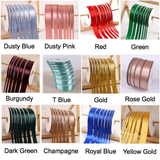 Personalised Satin Polyester Ribbon | Wedding Favor Box Wrapping | Business Logo Ribbon