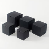 Black Square Favor Boxes Party Event Gift Packing
