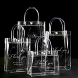 Personalised Wedding Party Clear PVC Favor Bag Gift Carrying Bags