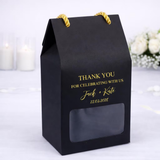 100pcs Personalised Wedding Favor Box Carrying Box