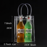 Personalised Wedding Party Clear PVC Favor Bag Gift Carrying Bags