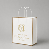 Personalised Wedding Favor Bags | Custom Logo Branding Welcome Gift Packaging (100pcs)