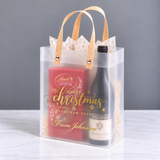 Christmas Gift Bags | Custom Printed Frosty PP Gift Bags 100pcs