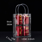 Personalised Wedding Party Clear PVC Favor Bag Gift Carrying Bags
