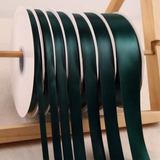 Dark Green Satin Ribbon Roll Wholesale